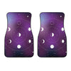 Galaxy Moon Phase Print Front Car Floor Mats