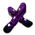 Galaxy Moon Phase Print Muay Thai Shin Guard