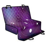 Galaxy Moon Phase Print Pet Car Back Seat Cover