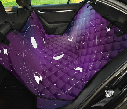 Galaxy Moon Phase Print Pet Car Back Seat Cover