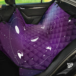Galaxy Moon Phase Print Pet Car Back Seat Cover