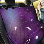 Galaxy Moon Phase Print Pet Car Back Seat Cover