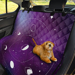 Galaxy Moon Phase Print Pet Car Back Seat Cover