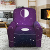 Galaxy Moon Phase Print Recliner Slipcover