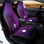 Galaxy Moon Phase Print Universal Fit Car Seat Covers