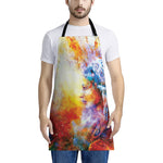 Galaxy Native Indian Woman Print Apron