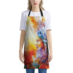 Galaxy Native Indian Woman Print Apron