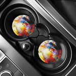 Galaxy Native Indian Woman Print Car Coasters