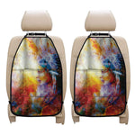 Galaxy Native Indian Woman Print Car Seat Organizers