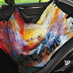 Galaxy Native Indian Woman Print Pet Car Back Seat Cover