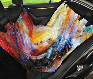 Galaxy Native Indian Woman Print Pet Car Back Seat Cover