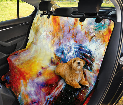Galaxy Native Indian Woman Print Pet Car Back Seat Cover