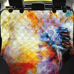 Galaxy Native Indian Woman Print Pet Car Back Seat Cover