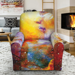 Galaxy Native Indian Woman Print Recliner Slipcover