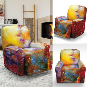 Galaxy Native Indian Woman Print Recliner Slipcover