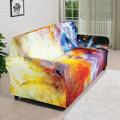 Galaxy Native Indian Woman Print Sofa Cover
