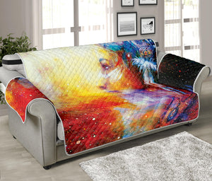 Galaxy Native Indian Woman Print Sofa Protector