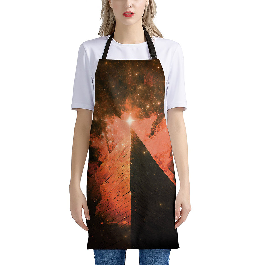 Galaxy Pyramid Print Apron
