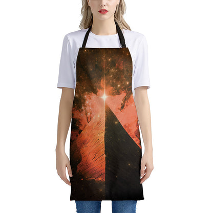 Galaxy Pyramid Print Apron