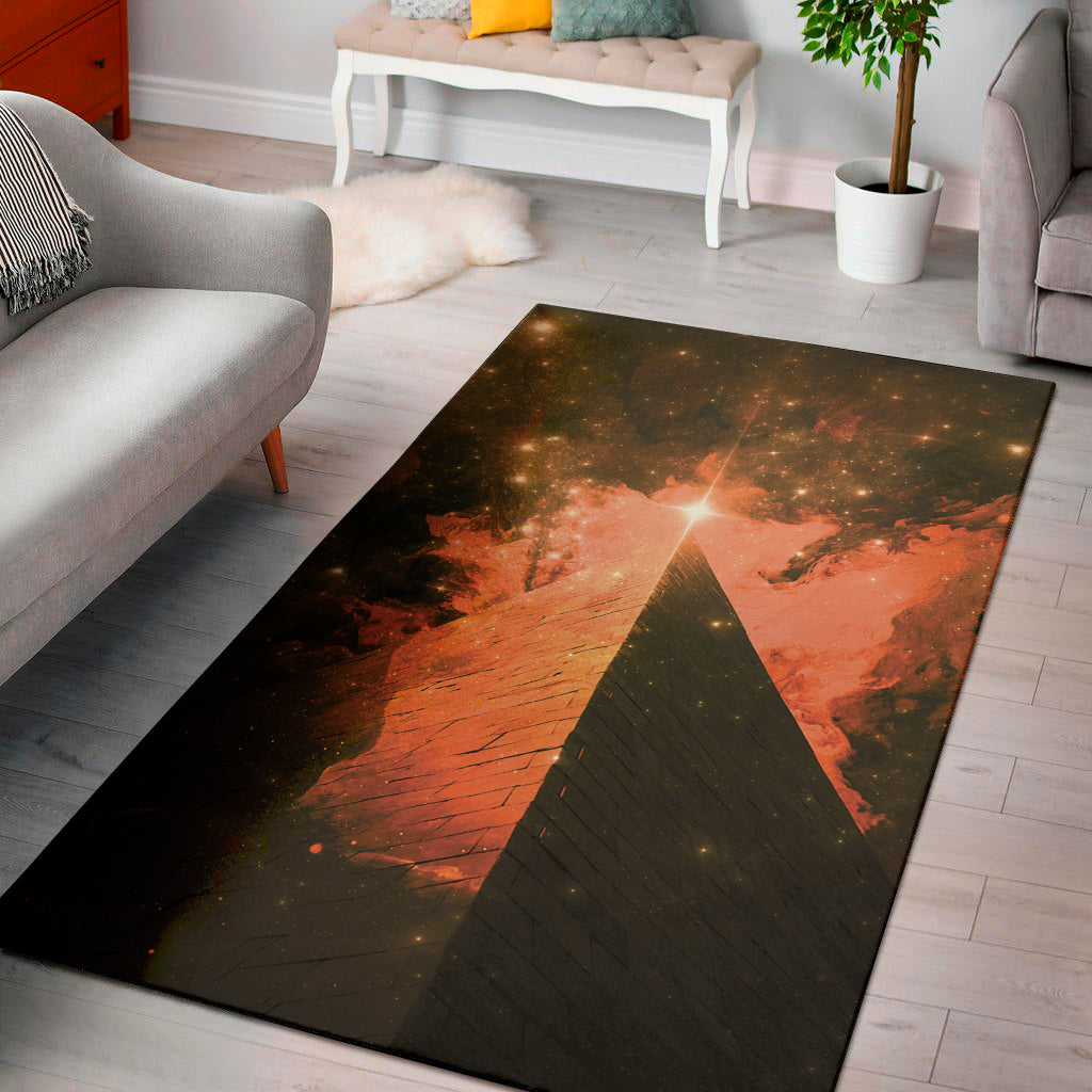 Galaxy Pyramid Print Area Rug