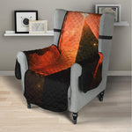 Galaxy Pyramid Print Armchair Protector