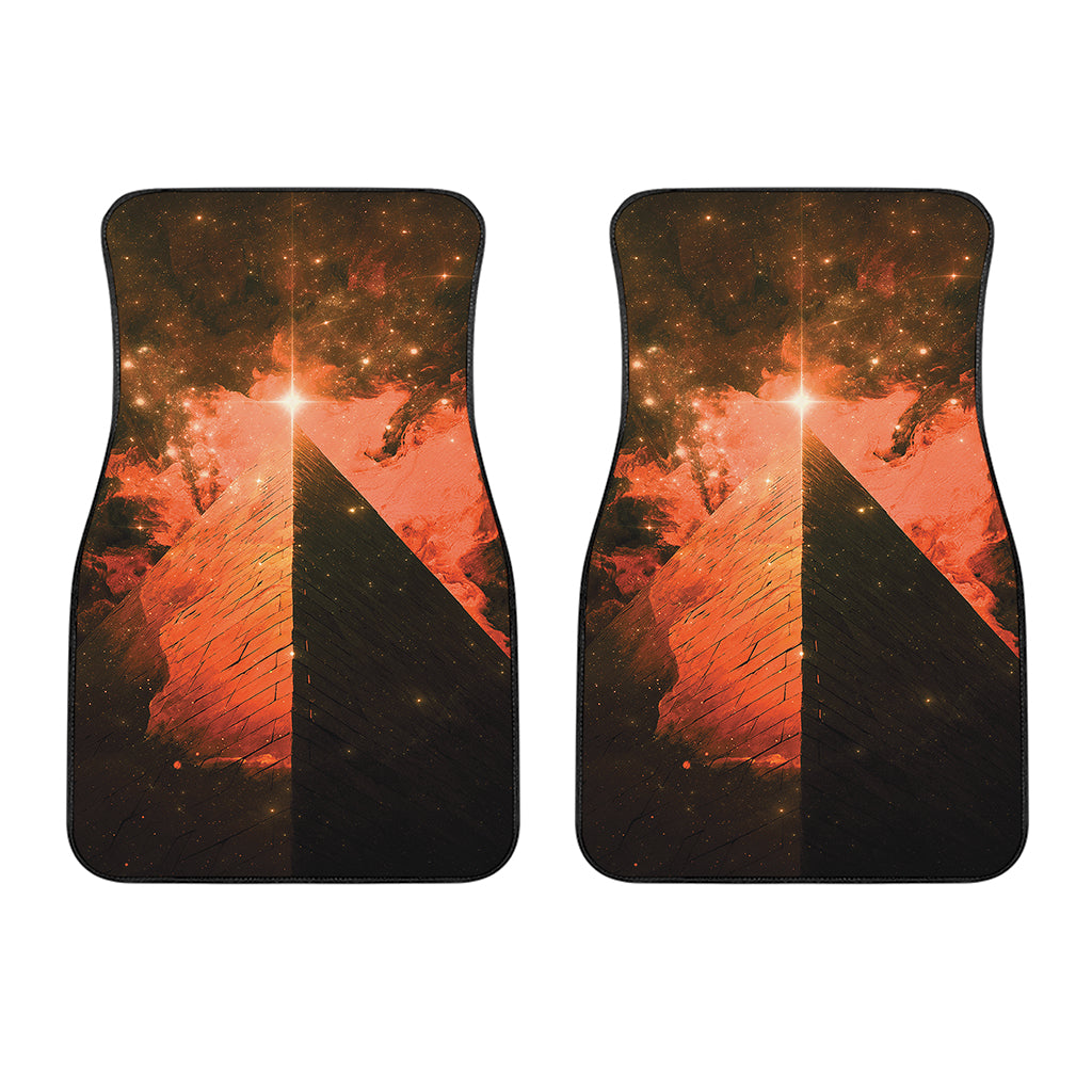 Galaxy Pyramid Print Front Car Floor Mats