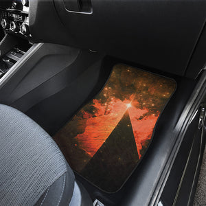 Galaxy Pyramid Print Front Car Floor Mats