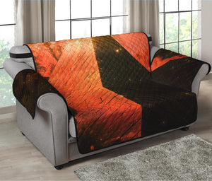 Galaxy Pyramid Print Loveseat Protector