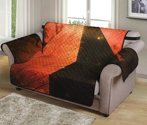 Galaxy Pyramid Print Loveseat Protector