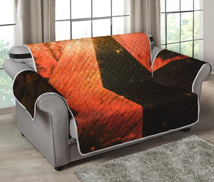 Galaxy Pyramid Print Loveseat Protector