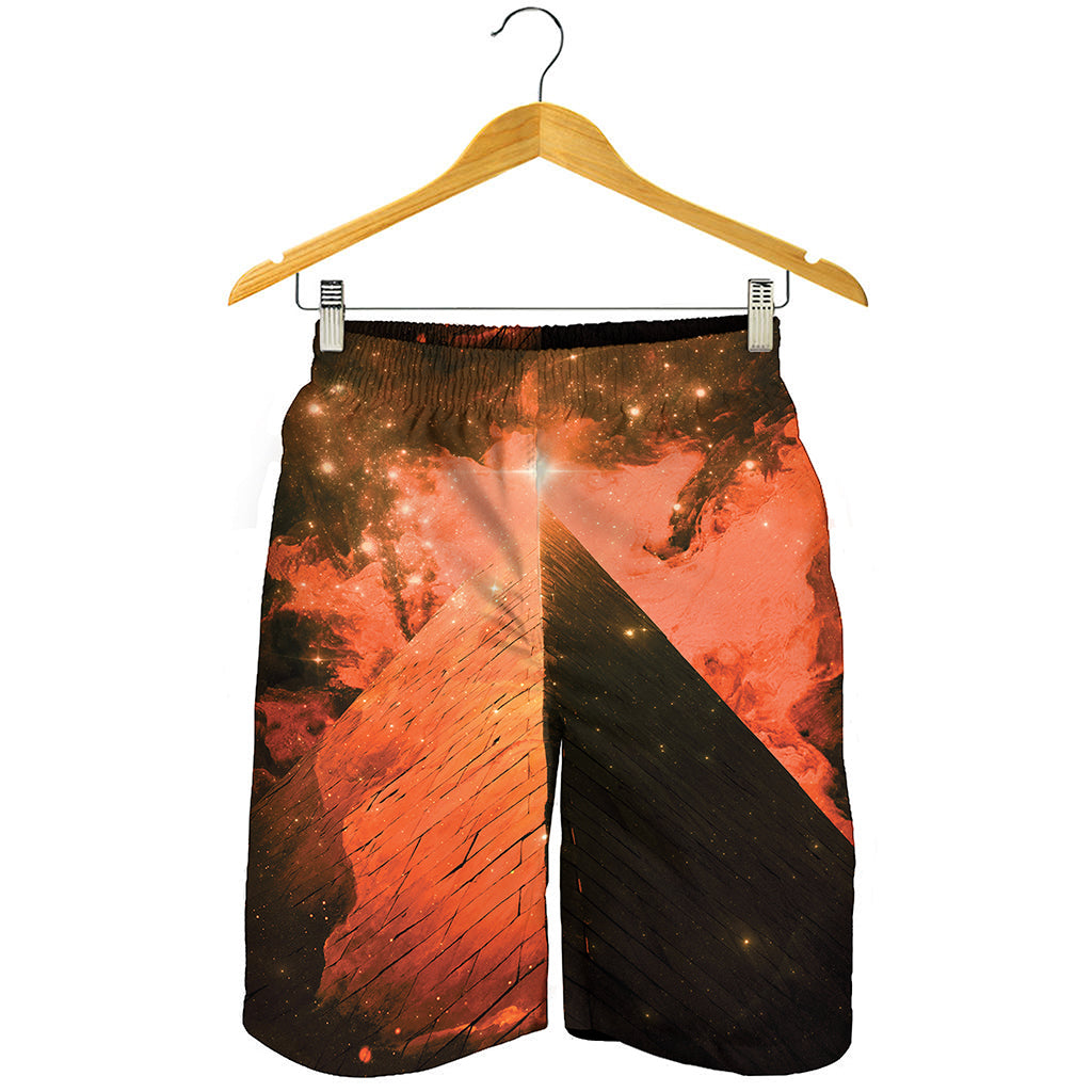 Galaxy Pyramid Print Men's Shorts