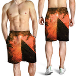 Galaxy Pyramid Print Men's Shorts