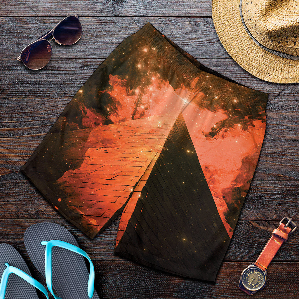 Galaxy Pyramid Print Men's Shorts