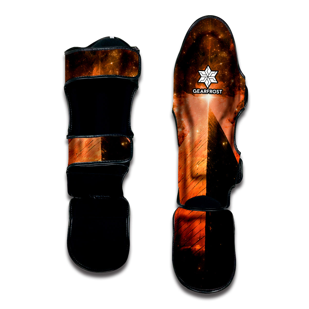 Galaxy Pyramid Print Muay Thai Shin Guard