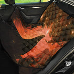 Galaxy Pyramid Print Pet Car Back Seat Cover