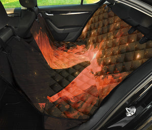 Galaxy Pyramid Print Pet Car Back Seat Cover