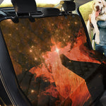 Galaxy Pyramid Print Pet Car Back Seat Cover