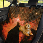 Galaxy Pyramid Print Pet Car Back Seat Cover