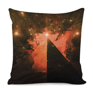 Galaxy Pyramid Print Pillow Cover