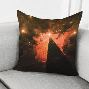 Galaxy Pyramid Print Pillow Cover