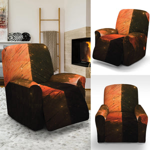 Galaxy Pyramid Print Recliner Slipcover