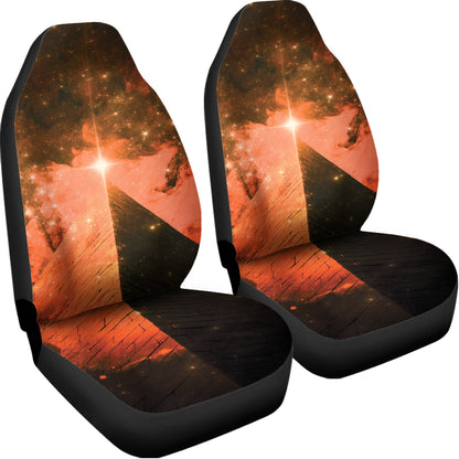 Galaxy Pyramid Print Universal Fit Car Seat Covers