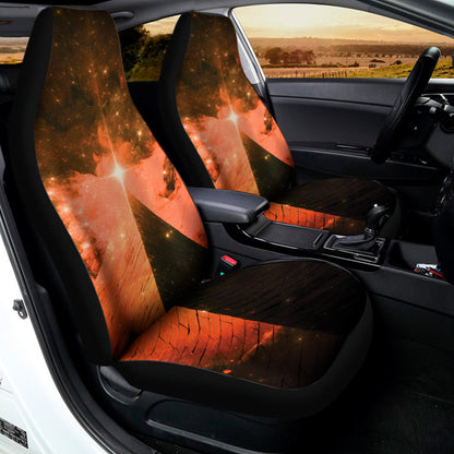 Galaxy Pyramid Print Universal Fit Car Seat Covers