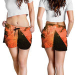 Galaxy Pyramid Print Women's Shorts