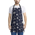 Galaxy UFO Pattern Print Apron