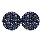 Galaxy UFO Pattern Print Car Coasters