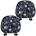 Galaxy UFO Pattern Print Car Headrest Covers