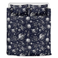 Galaxy UFO Pattern Print Duvet Cover Bedding Set
