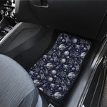 Galaxy UFO Pattern Print Front and Back Car Floor Mats