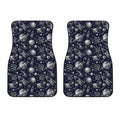 Galaxy UFO Pattern Print Front Car Floor Mats